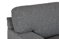 Veronica Dark Gray Down Small Right Chaise Sectional