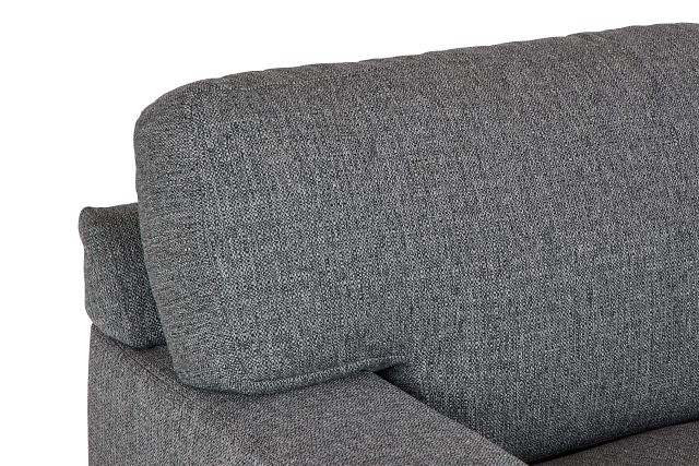 Veronica Dark Gray Down Small Right Chaise Sectional