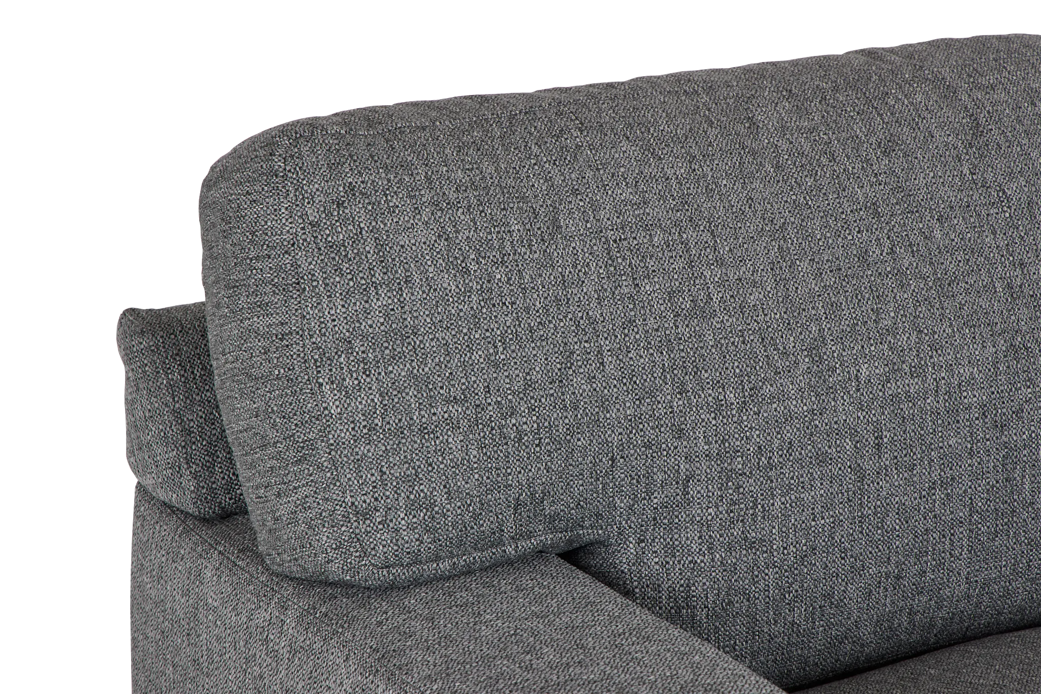 Veronica Dark Gray Down Small Right Chaise Sectional