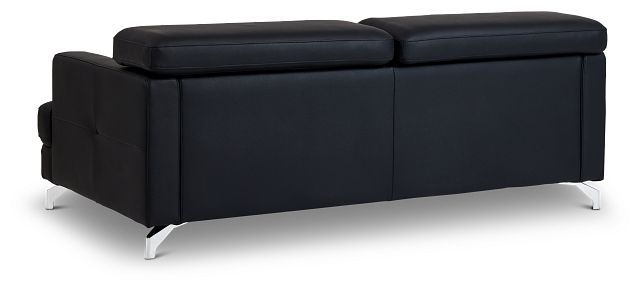 Marquez Black Micro Sofa