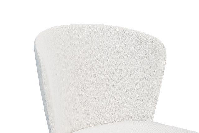 Nomad Light Beige Upholstered Side Chair With Mid Tone Legs
