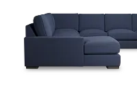Edgewater Peyton Dark Blue Large Left Chaise Sectional