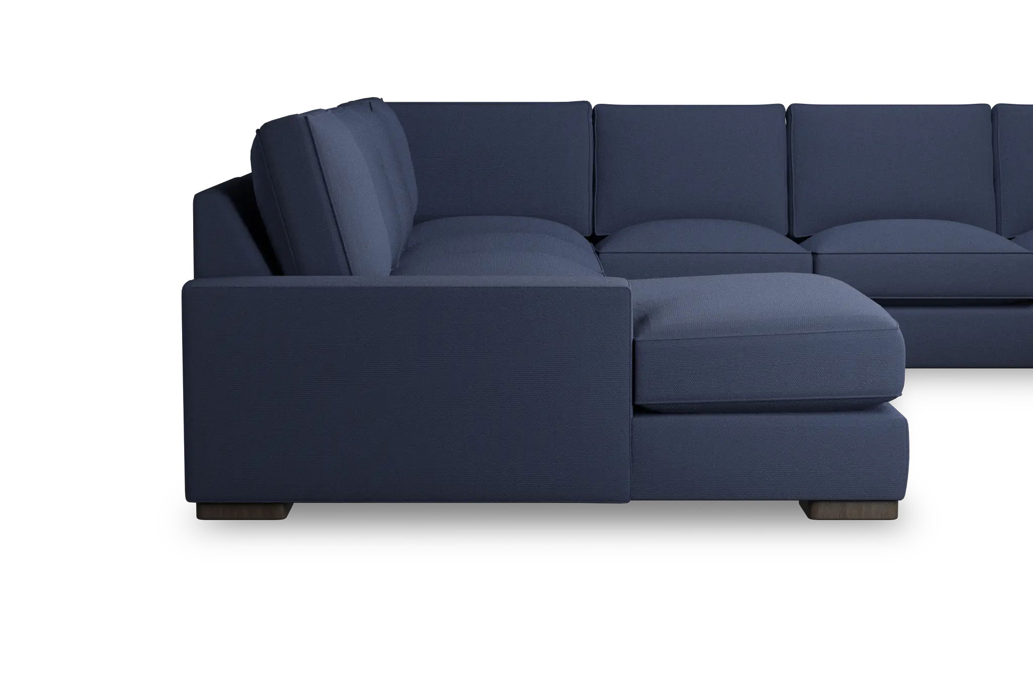 Edgewater Peyton Dark Blue Large Left Chaise Sectional Edgewater Peyton Dark Blue Large Left Chaise Sectional