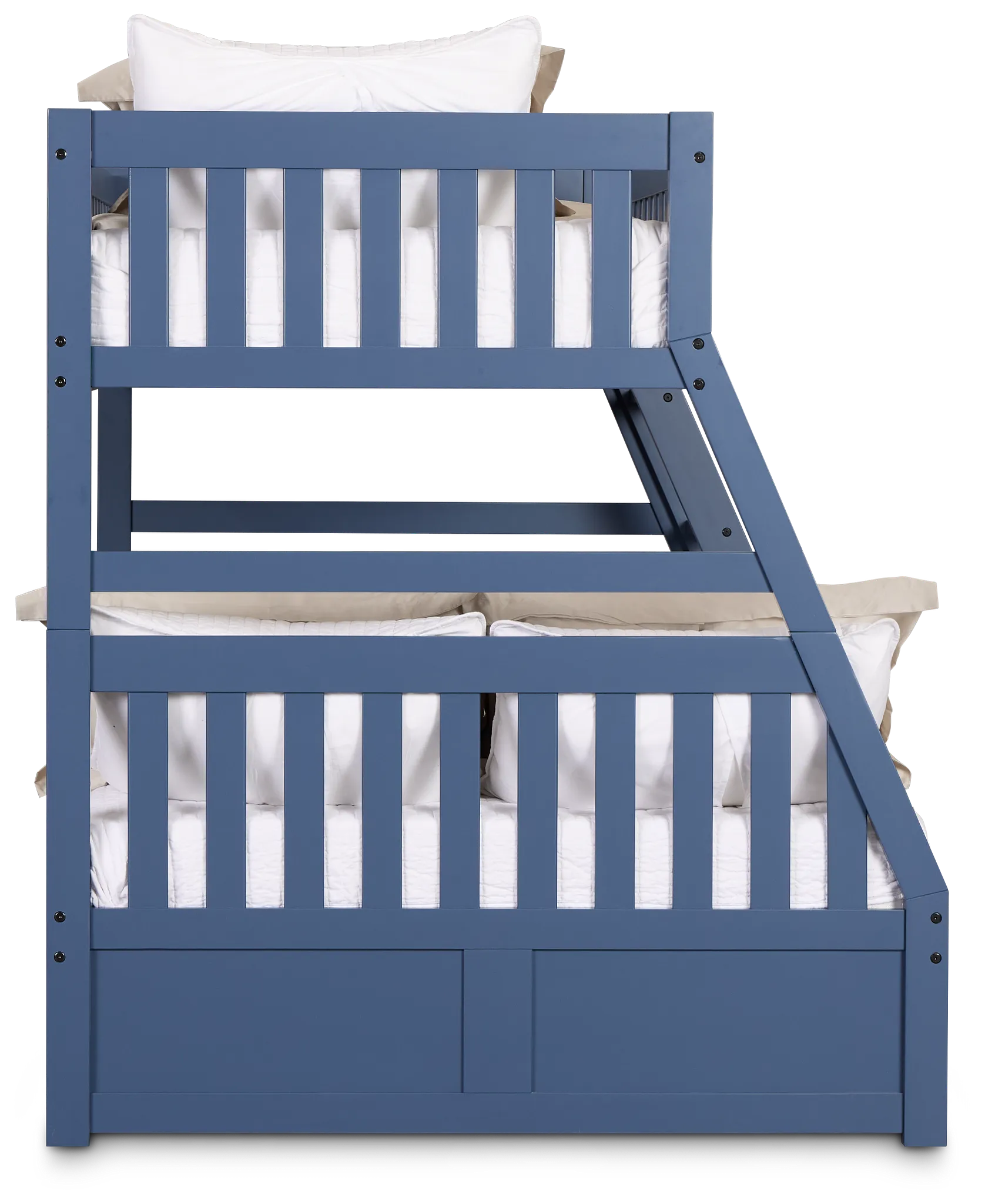 Charleston Dark Blue Storage Bunk Bed