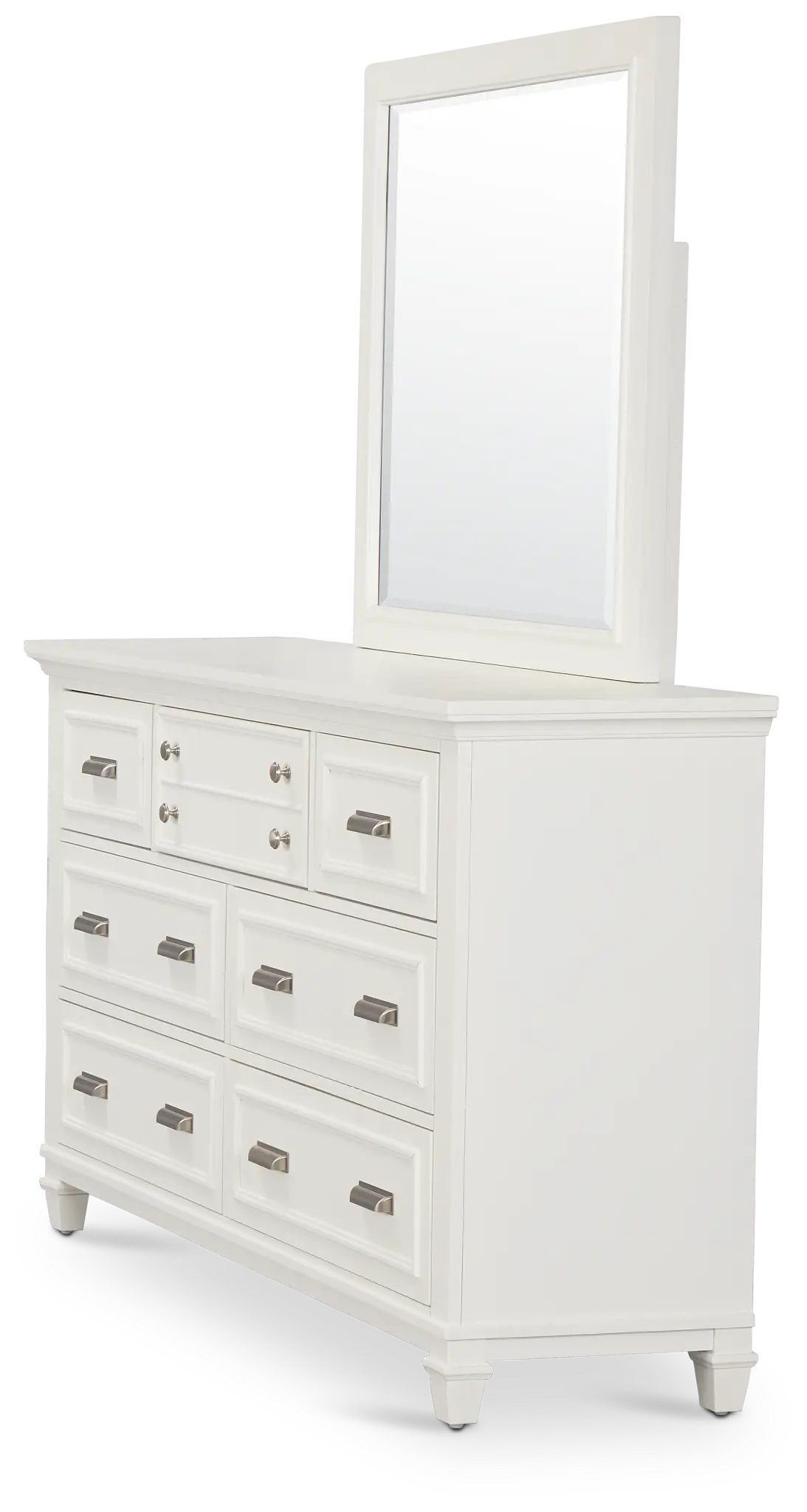 Cape Cod Ivory Dresser & Mirror Cape Cod Ivory Dresser & Mirror