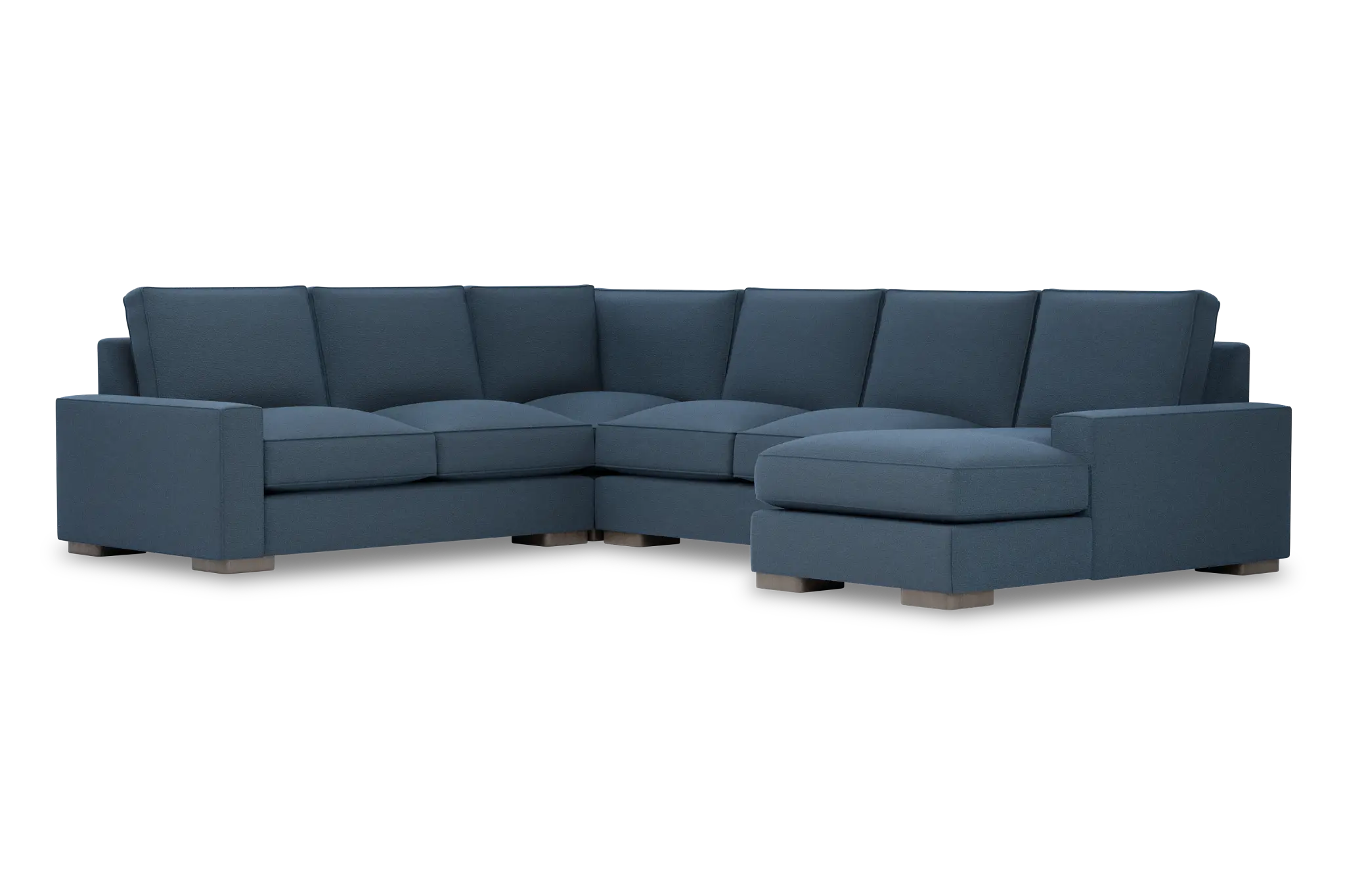 Edgewater Elite Blue Medium Right Chaise Sectional Edgewater Elite Blue Medium Right Chaise Sectional