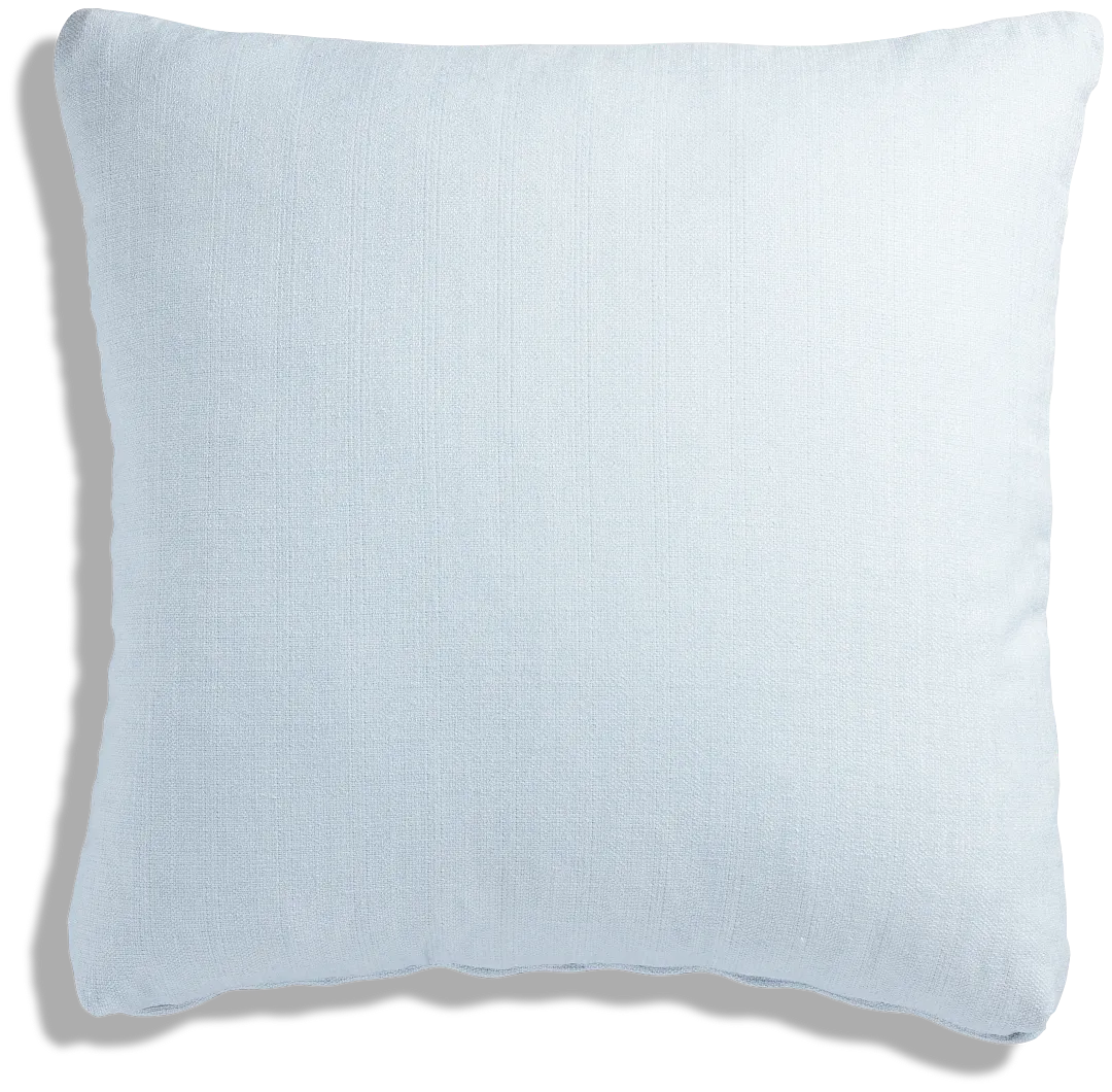 Zeke Light Blue 24" Accent Pillow