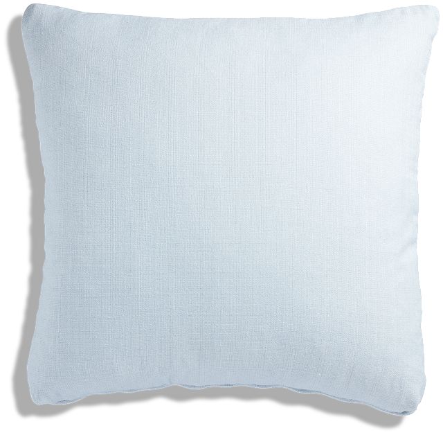 Zeke Light Blue 24" Accent Pillow