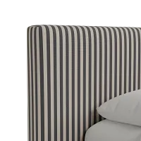 Grayton Sea Lane Dark Blue 44" Upholstered Platform Bed