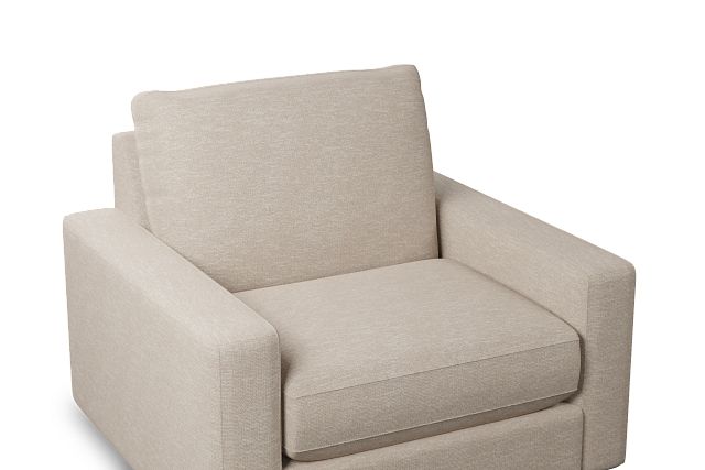 Edgewater Victory Taupe Swivel Chair