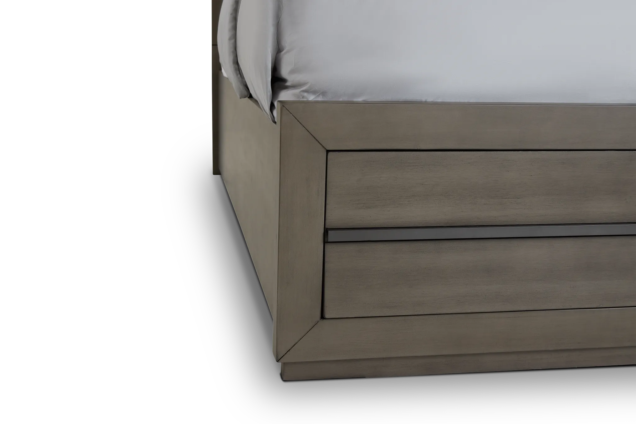 Zurich Gray Panel Bed