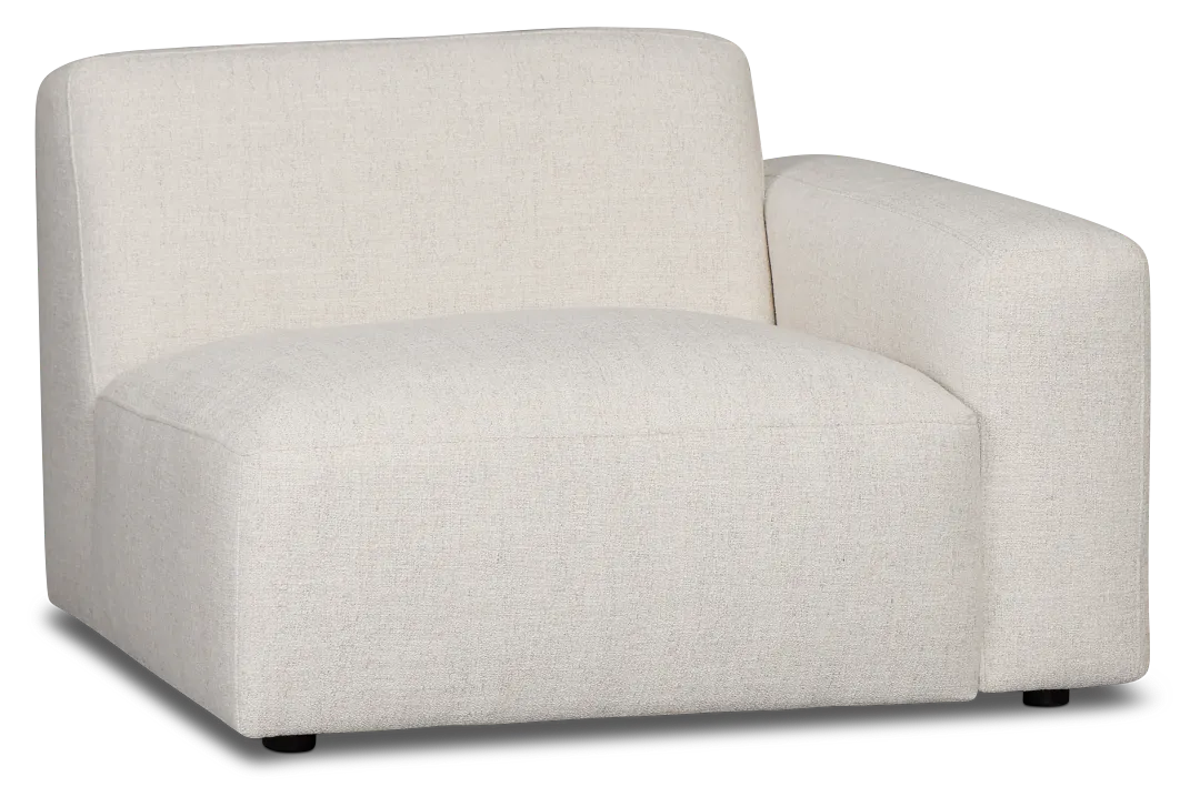 Baylor Light Beige Fabric Right Chair