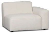 Baylor Light Beige Fabric Right Chair