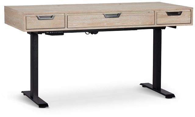 Burbank Light Tone Height Adjustable Standing Desk