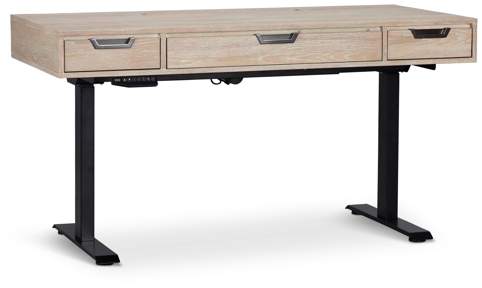 Burbank Light Tone Height Adjustable Standing Desk