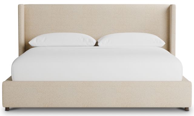 Captiva Sutton Beige 48" Upholstered Shelter Bed