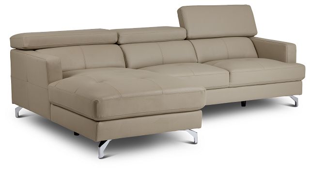 Marquez Taupe Micro Left Chaise Sectional
