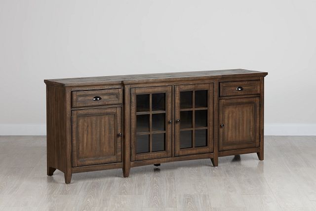Heron Cove Mid Tone 80" Tv Stand