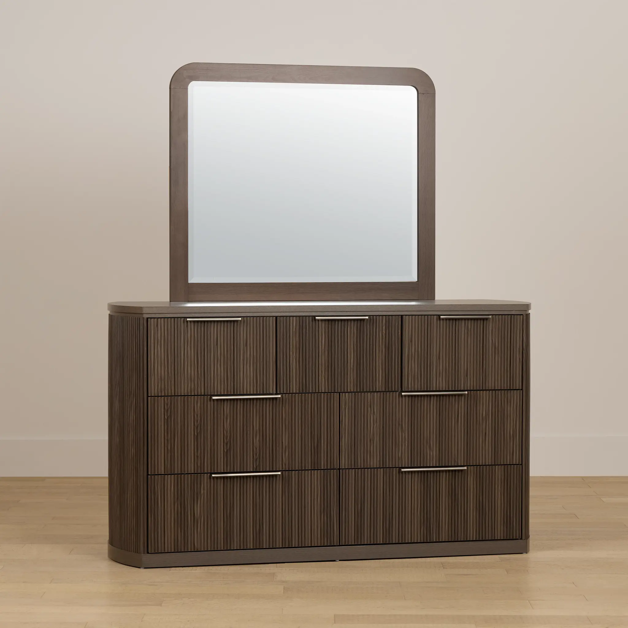 Camden Dark Tone Dresser & Mirror Camden Dark Tone Dresser & Mirror