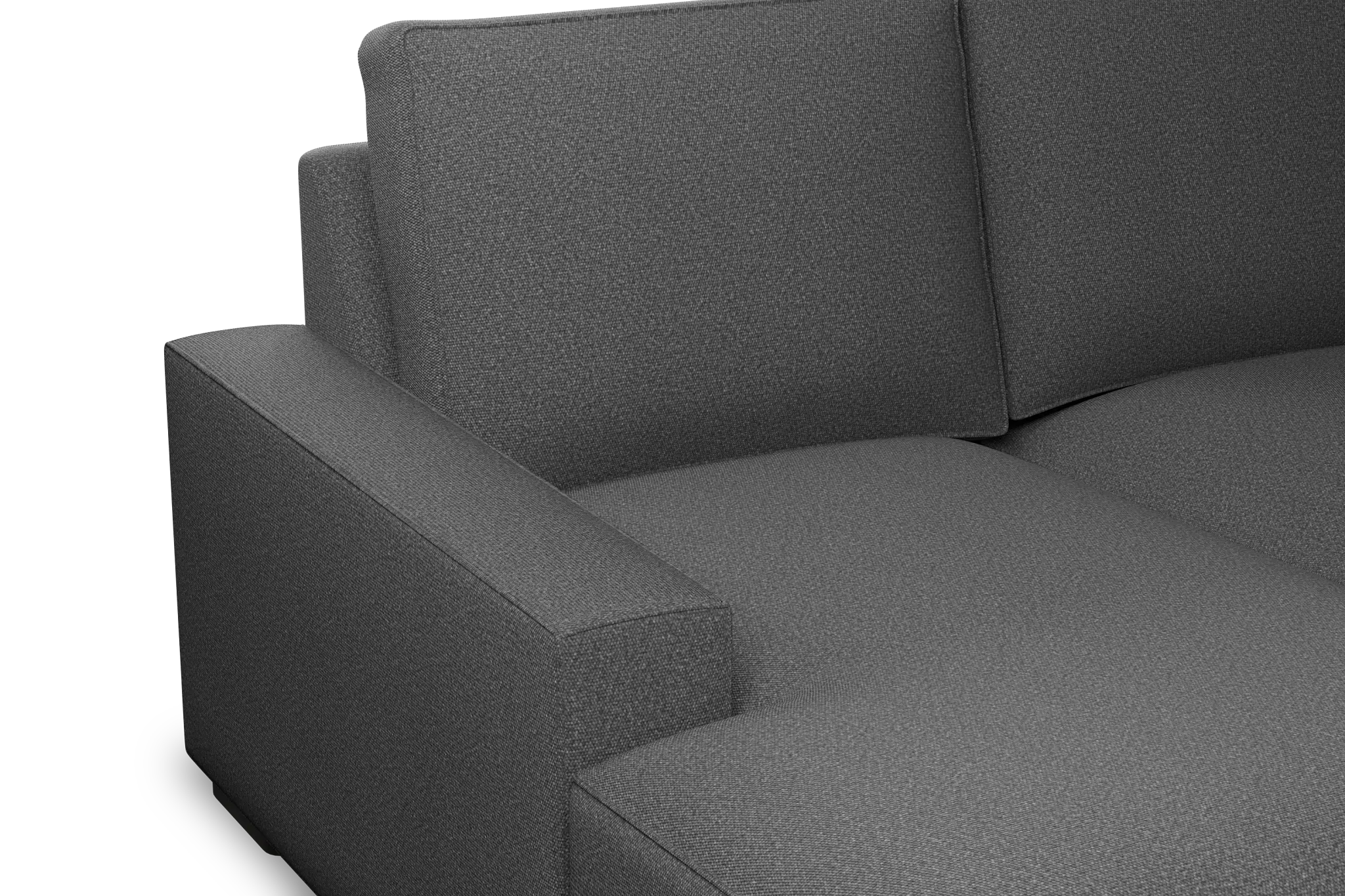 Edgewater Delray Dark Gray Left Chaise Sectional Edgewater Delray Dark Gray Left Chaise Sectional