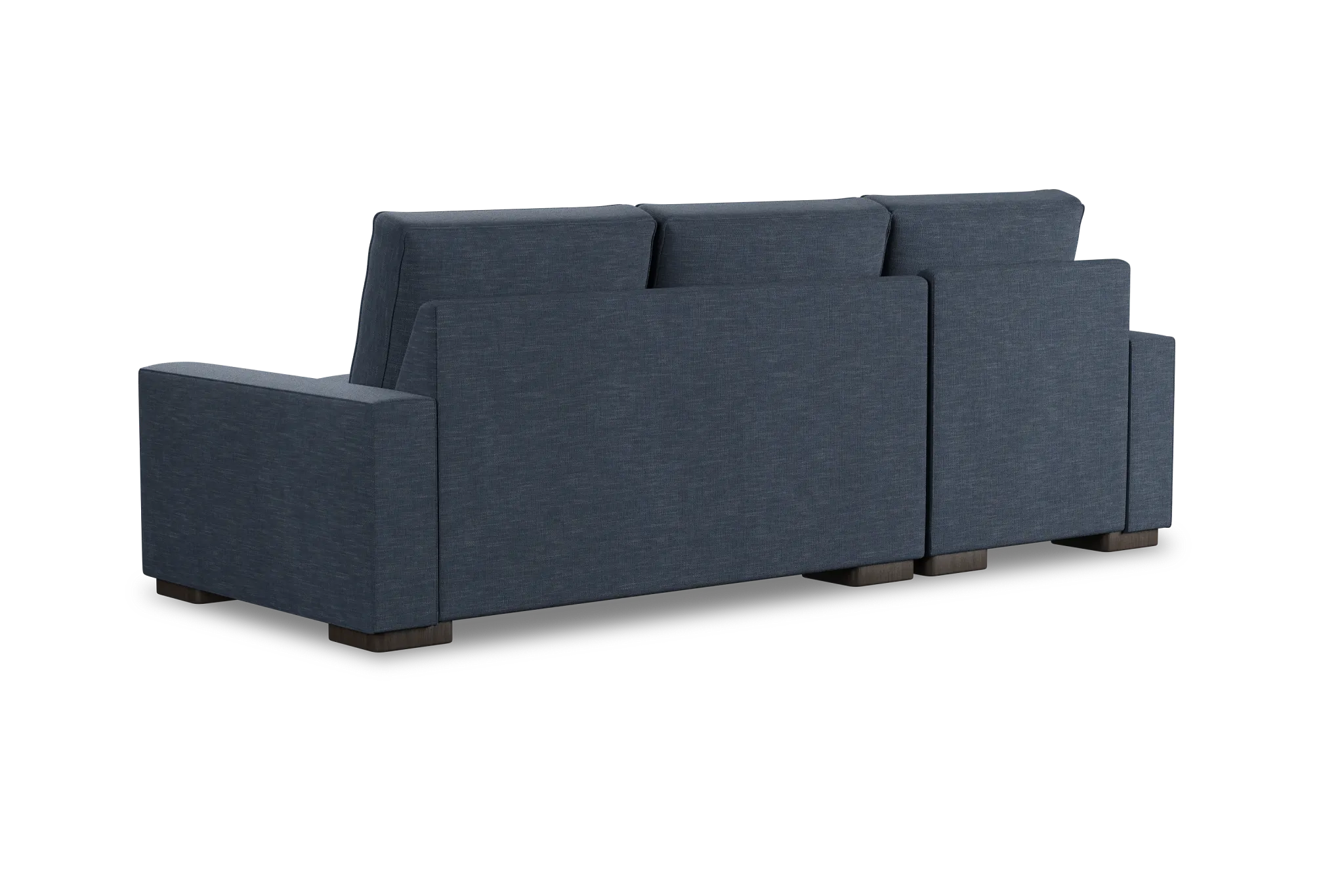 Edgewater Elevation Dark Blue Left Chaise Sectional