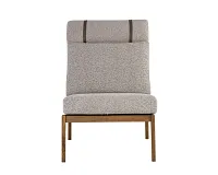 Paulet Gray Fabric Accent Chair