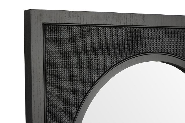 Pacific Black Floor Mirror