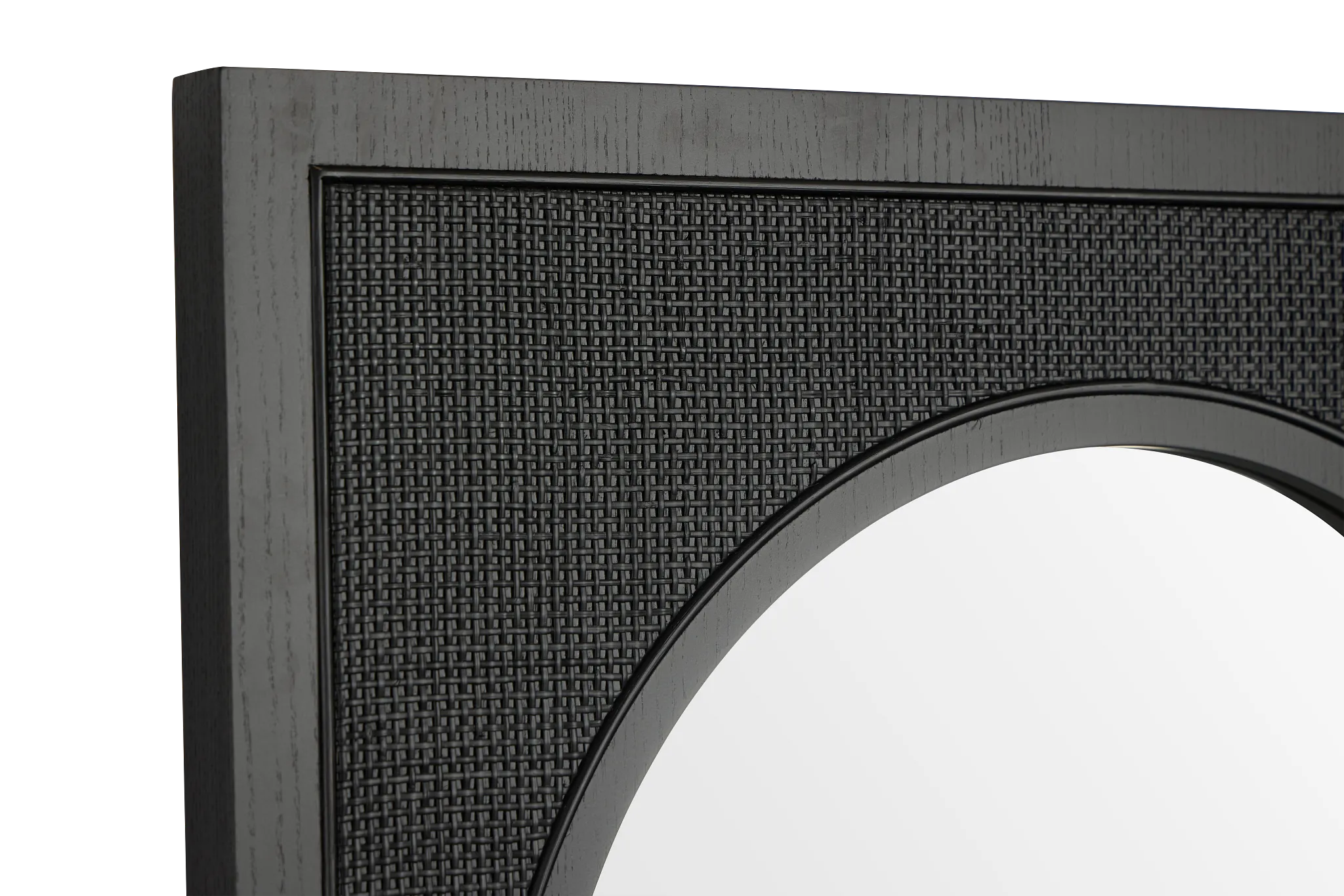 Pacific Black Floor Mirror