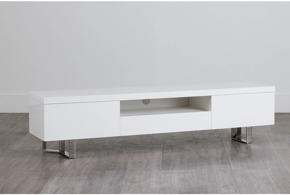 Axel White 78" Tv Stand