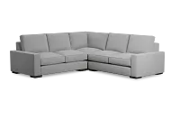 Edgewater Suave Gray Small Two-arm Sectional