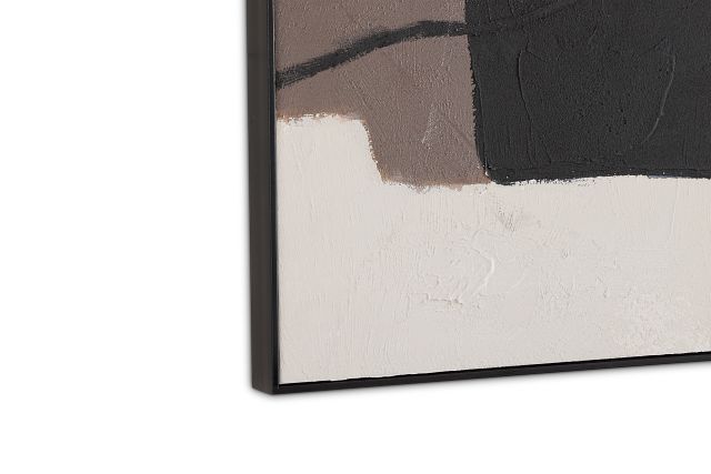 Zhaleh Black Canvas Wall Art