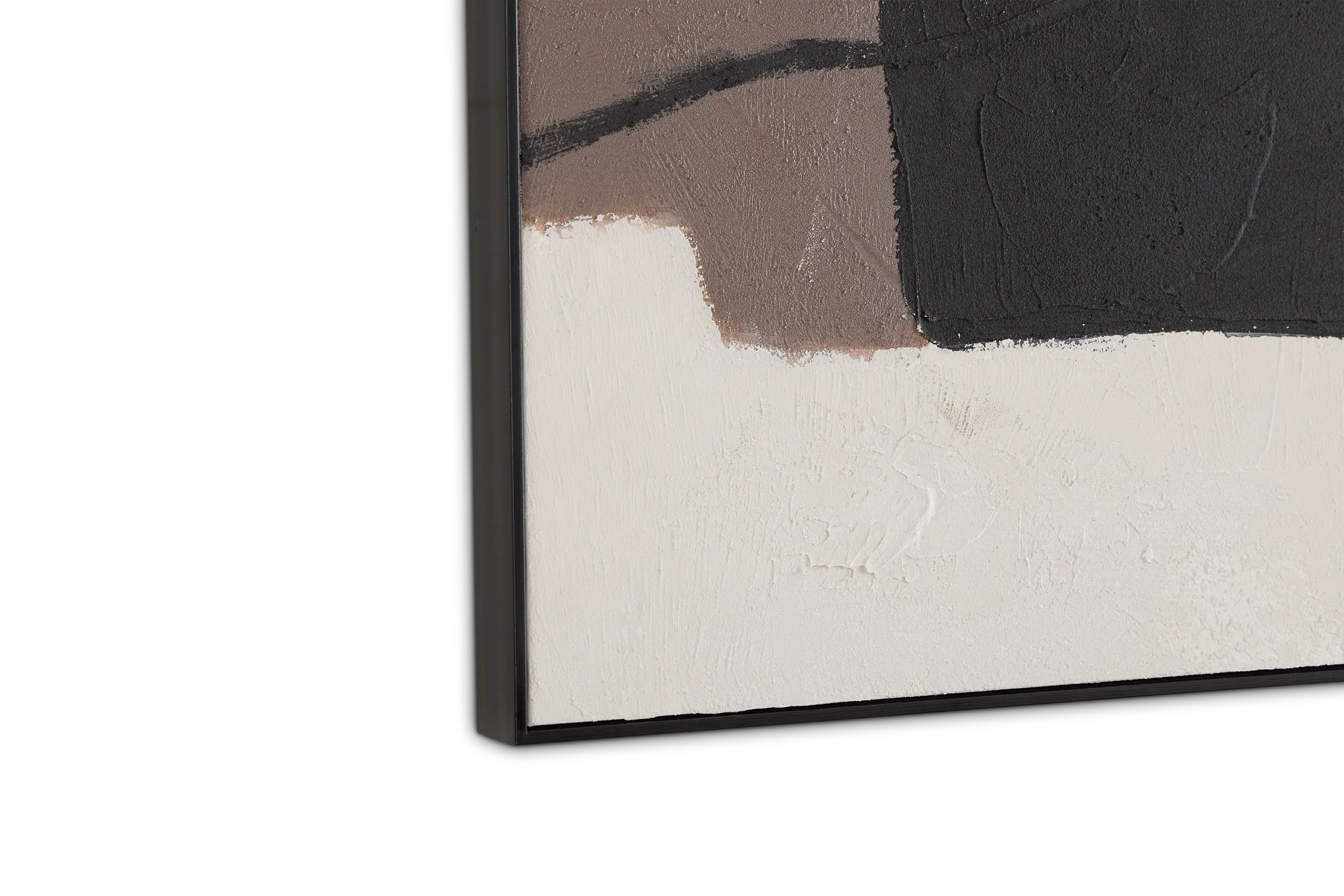 Zhaleh Black Canvas Wall Art