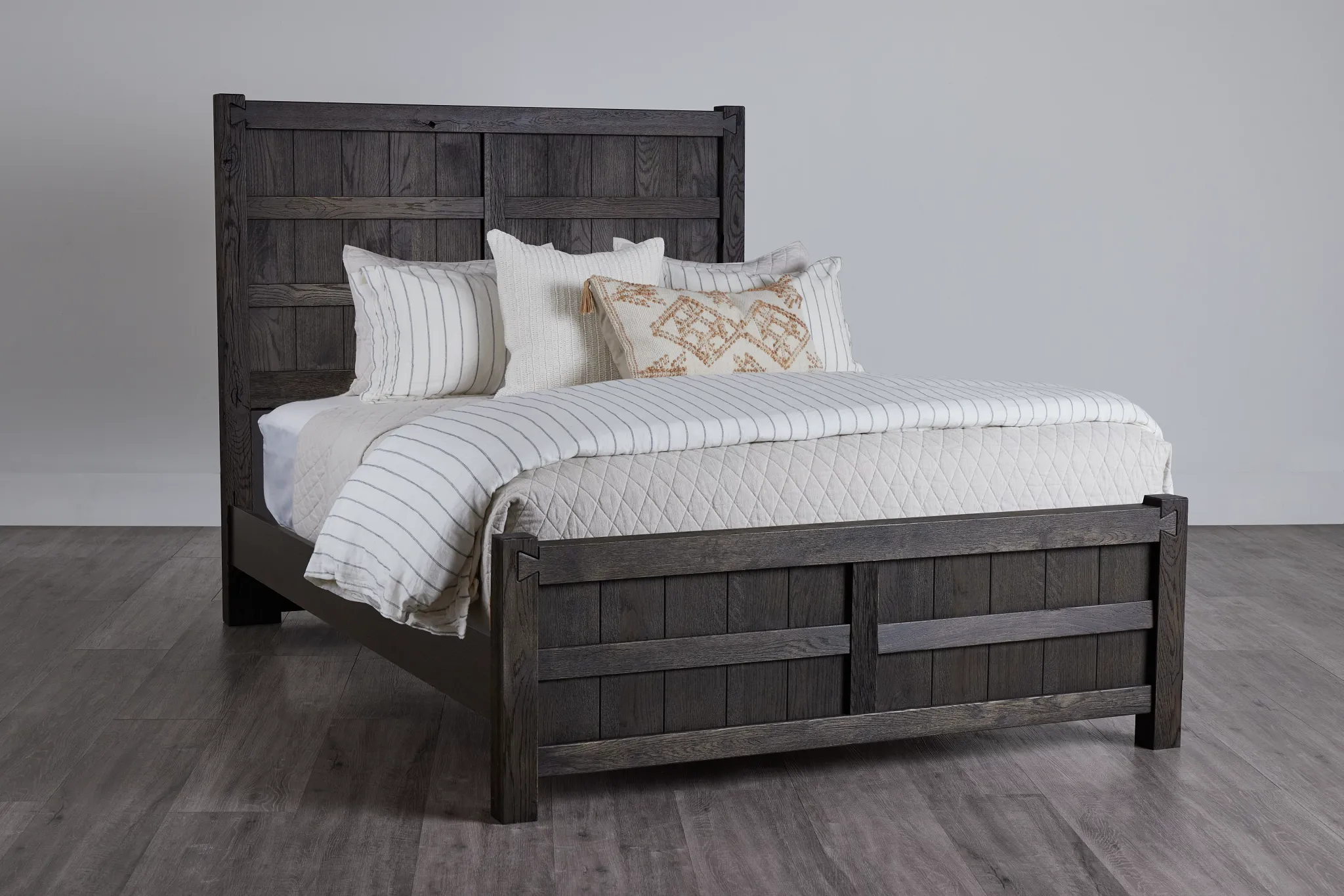 Salt Lake Dark Tone Panel Bed