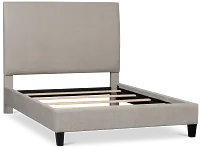 Lucy Light Gray Uph Platform Bed