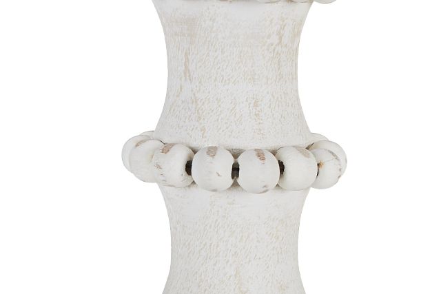 Brock White 13" Candle Holder