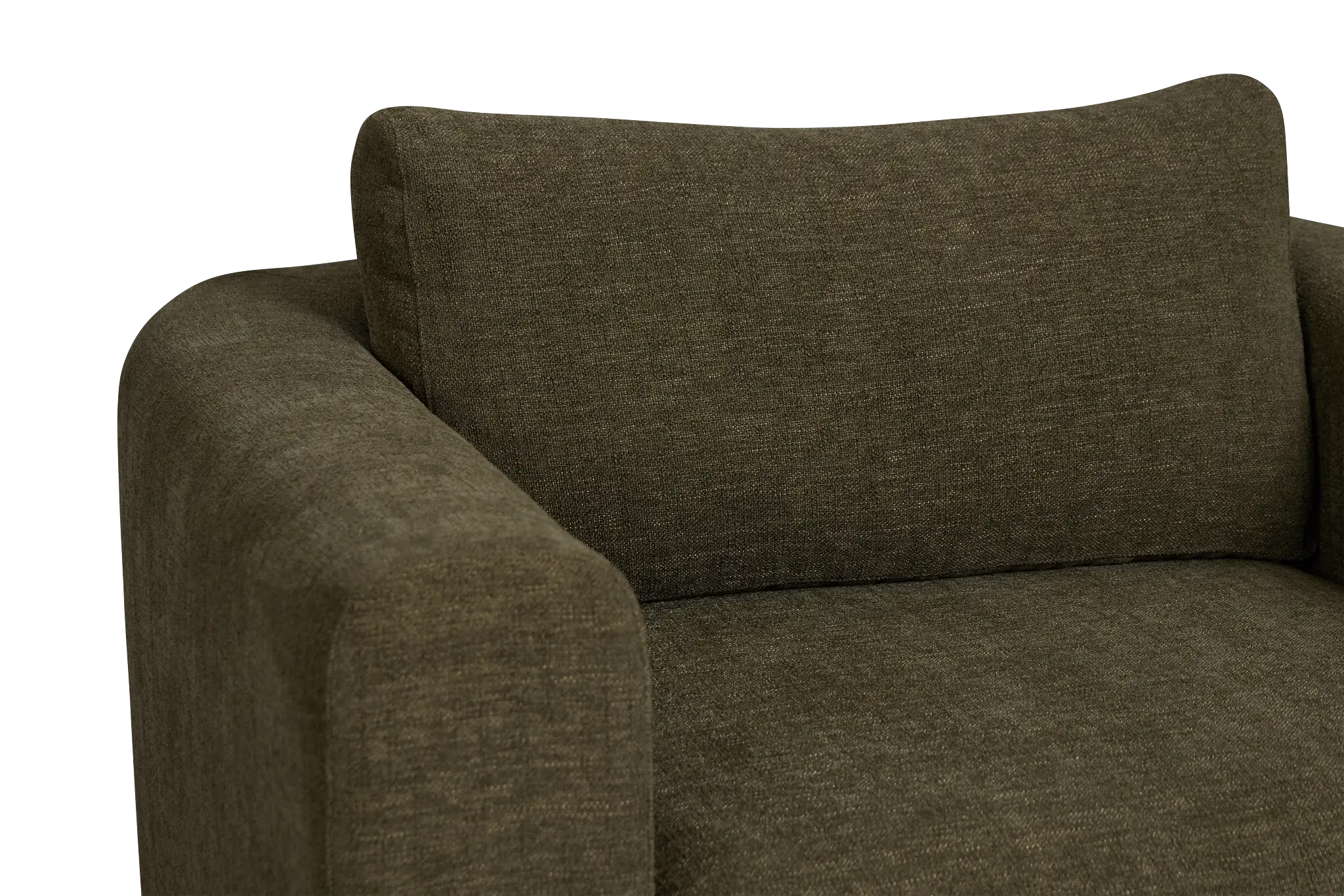 Alma Dark Green Fabric Chair Alma Dark Green Fabric Chair