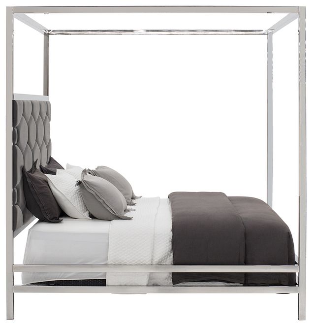 Cortina Gray Canopy Bed (2)