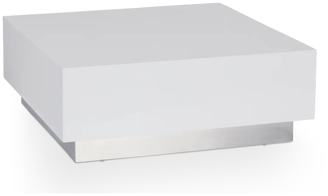 Camila White Square Coffee Table Camila White Square Coffee Table