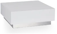 Camila White Square Coffee Table