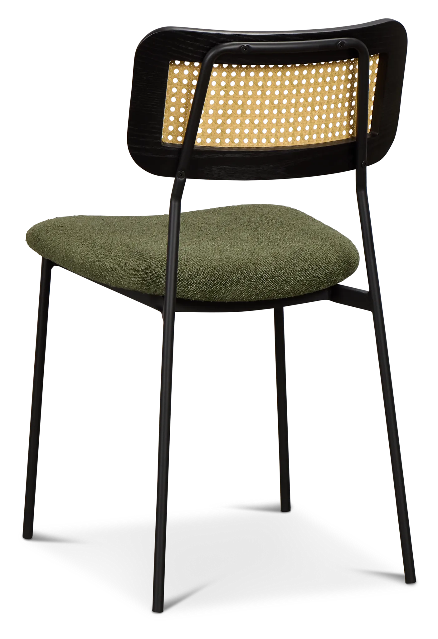 Lynden Green Woven Upholstered Side Chair