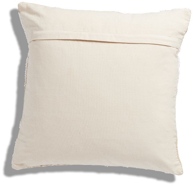 Benji Ivory 20" Accent Pillow