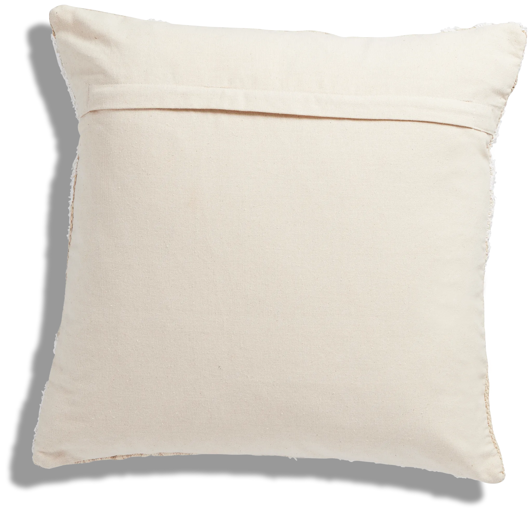Benji Ivory 20" Accent Pillow