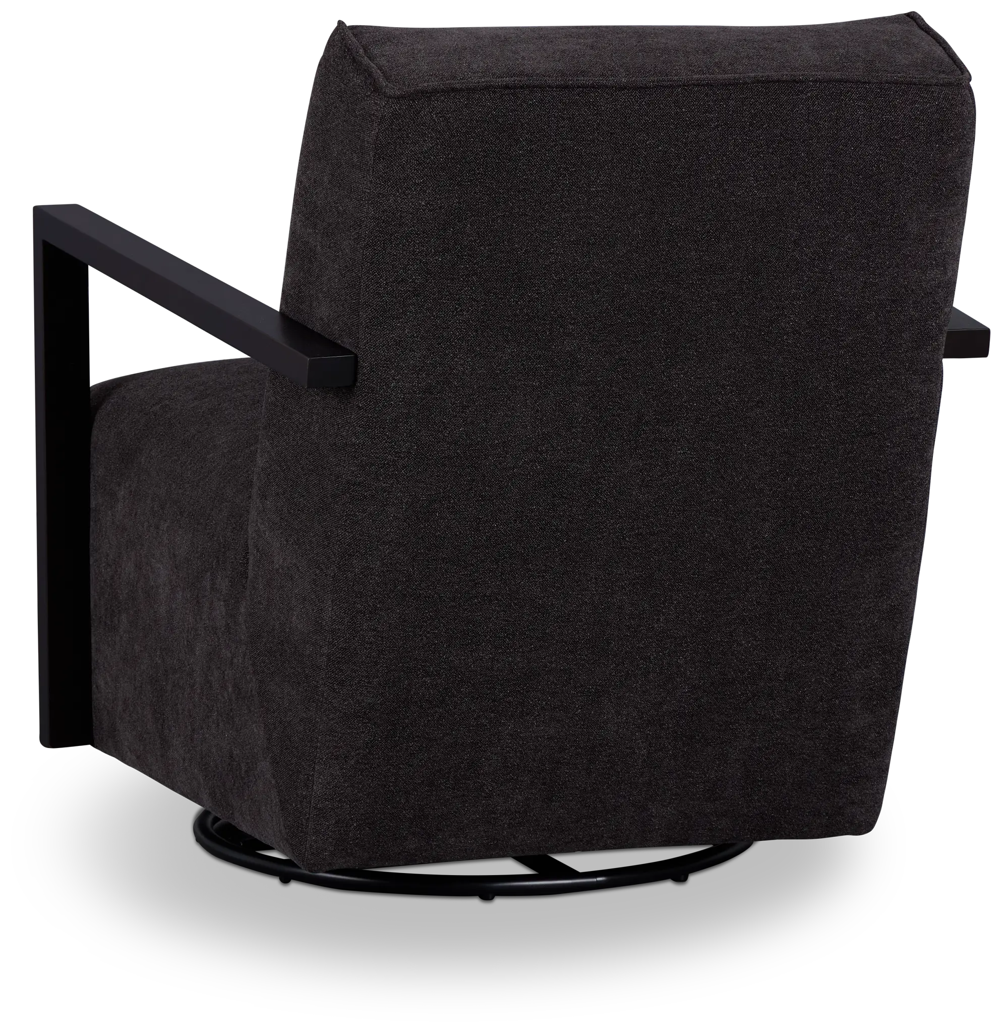 Lucas Dark Gray Fabric Swivel Rocker Glider Lucas Dark Gray Fabric Swivel Rocker Glider