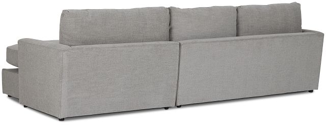 Noah Gray Fabric Right Chaise Sectional