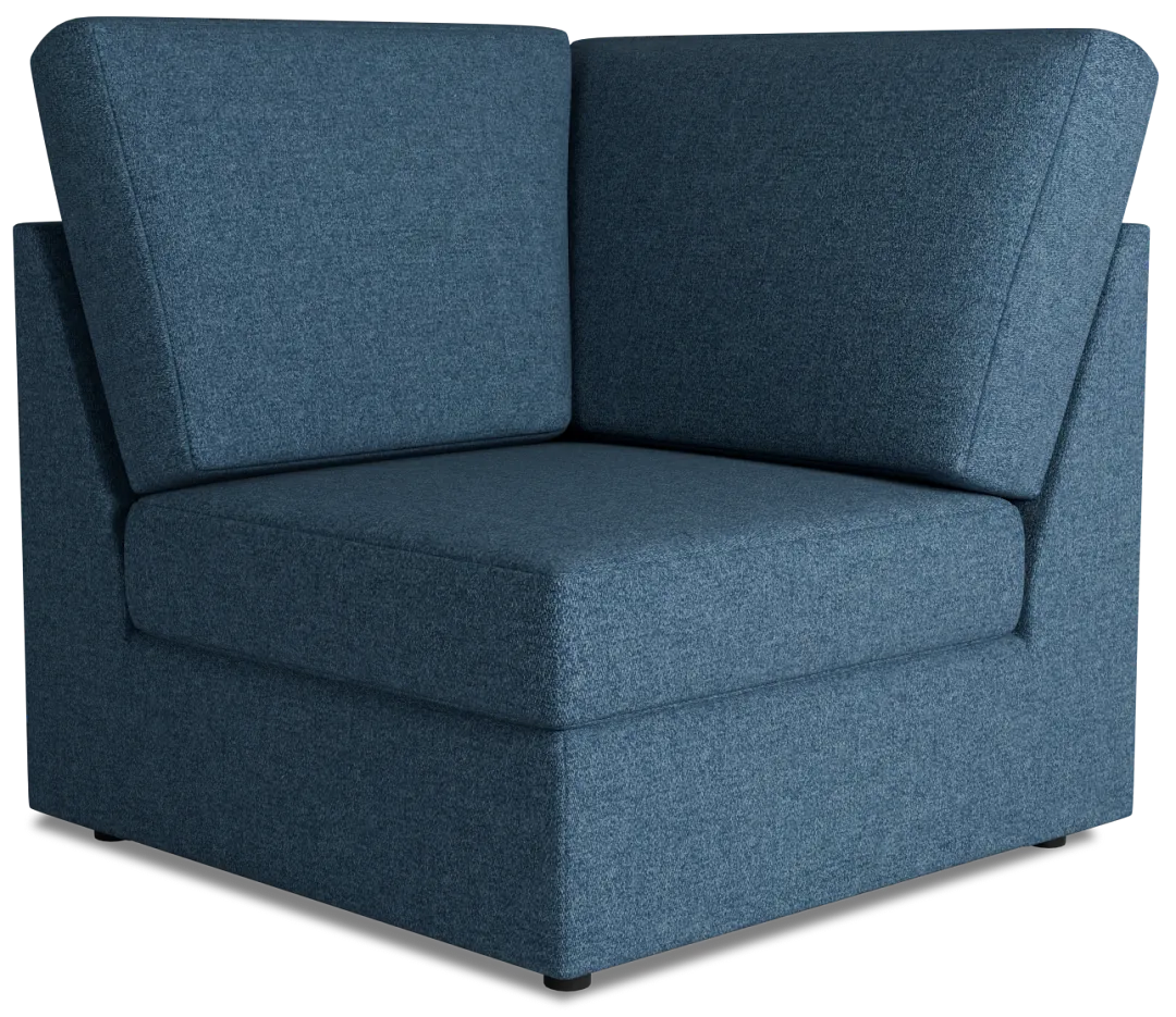 Citymod Blue Fabric Wedge