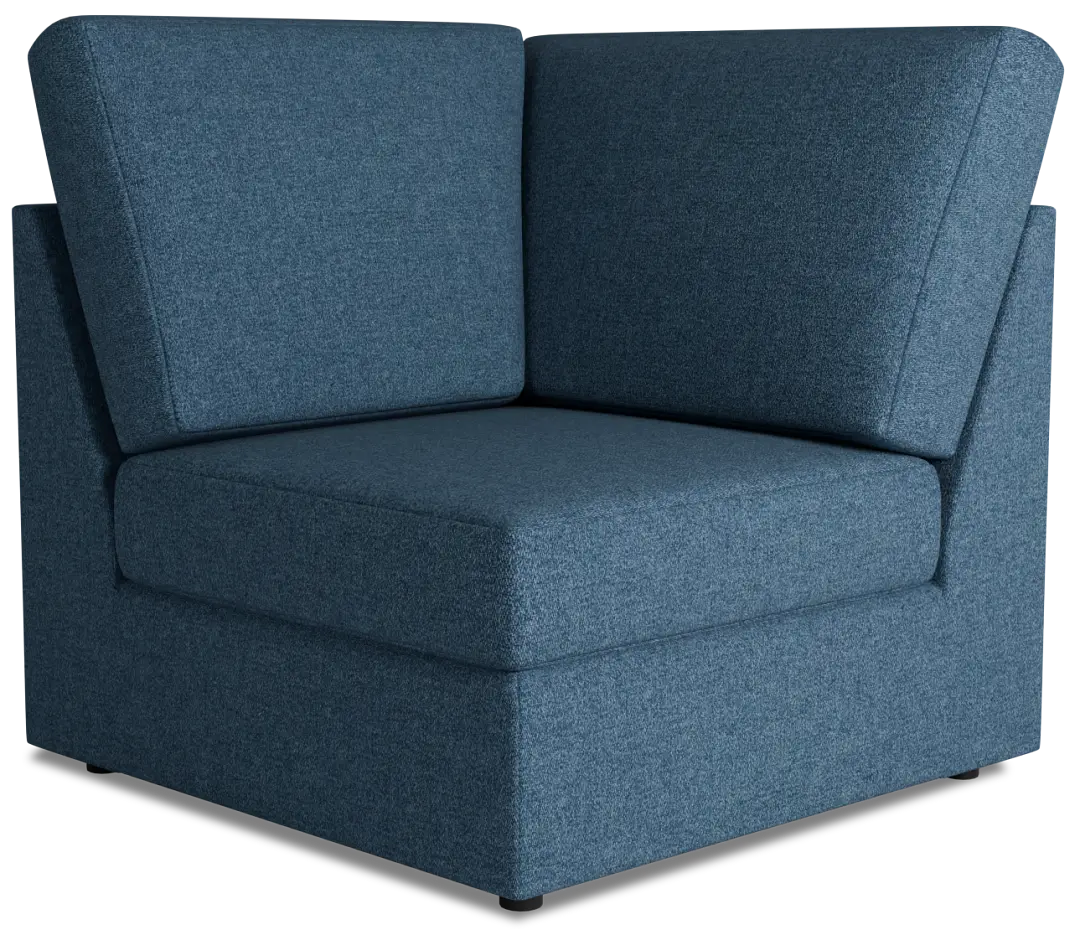 Citymod Blue Fabric Wedge Citymod Blue Fabric Wedge