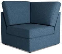 Citymod Blue Fabric Wedge