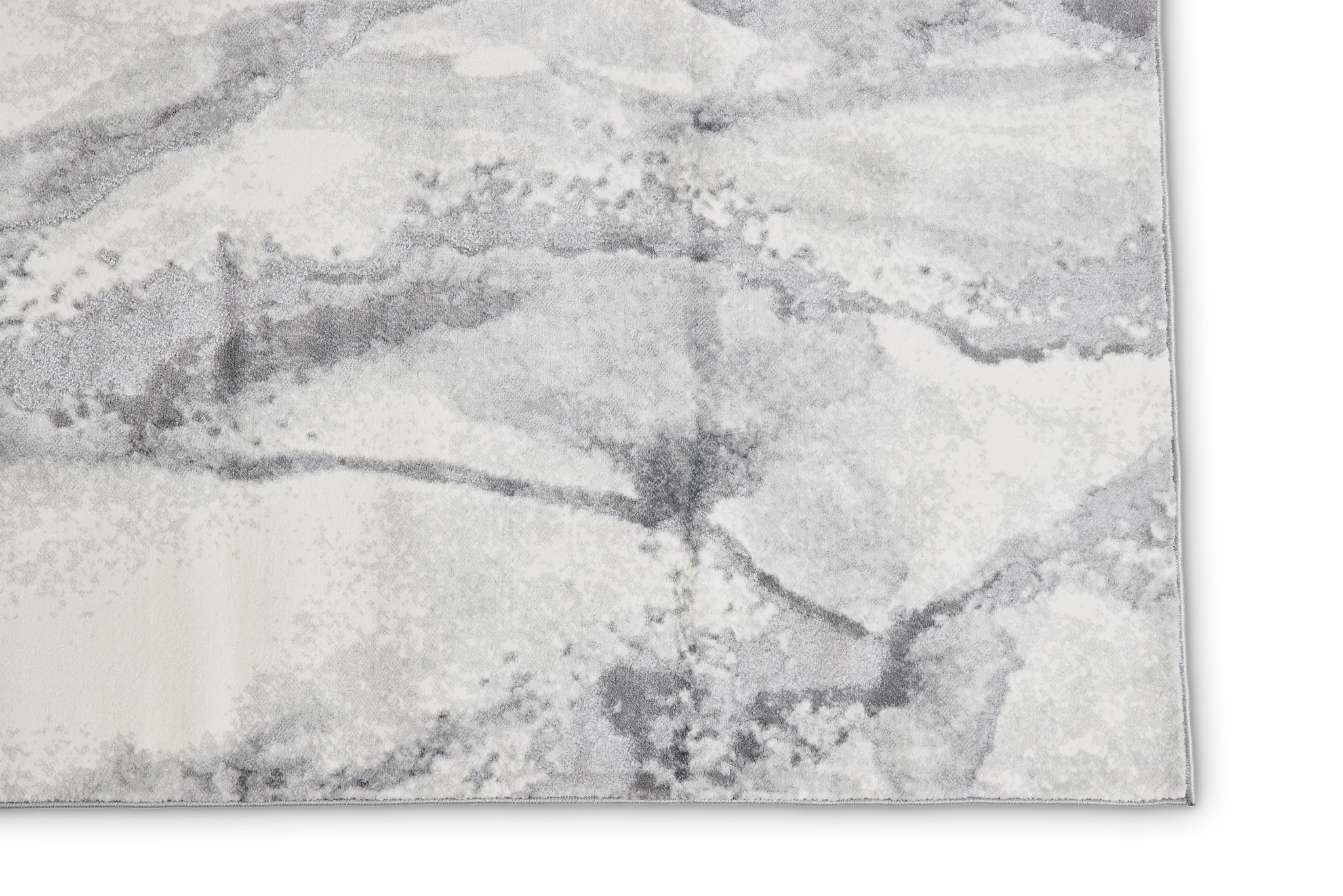 Diamente Silver 5x8 Area Rug