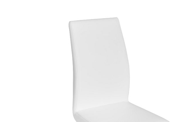 Axel White Upholstered Side Chair