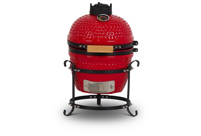 Kamado Red 13" Charcoal Grill